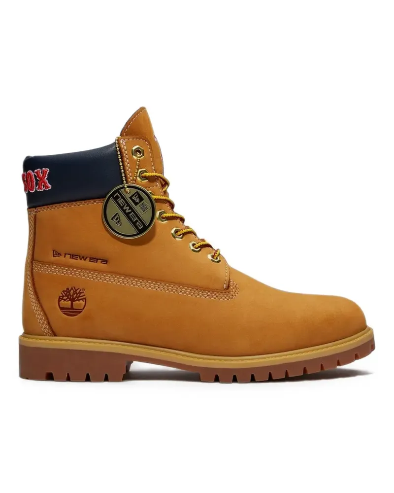 Timberland x New Era x MLB Red Sox wasserdichte Wanderstiefel - Braun Braun