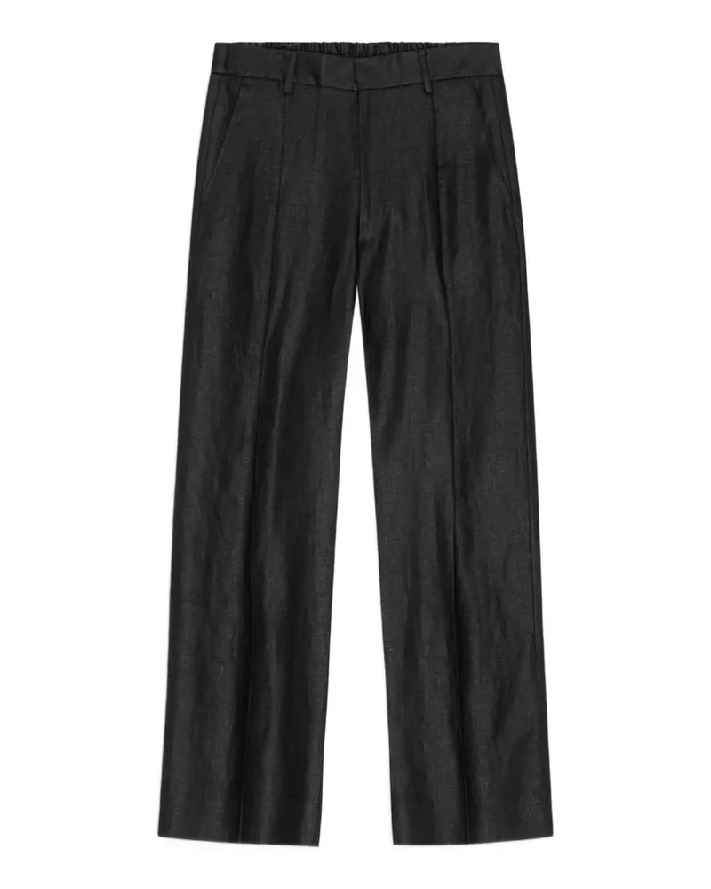 NN 07 Kay pressed-crease trousers - Schwarz Schwarz
