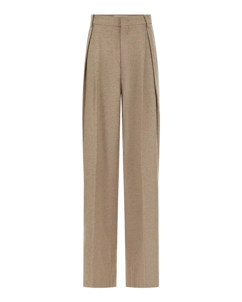 Iceberg Wide-Leg-Hose mit Bundfalten - Nude Nude