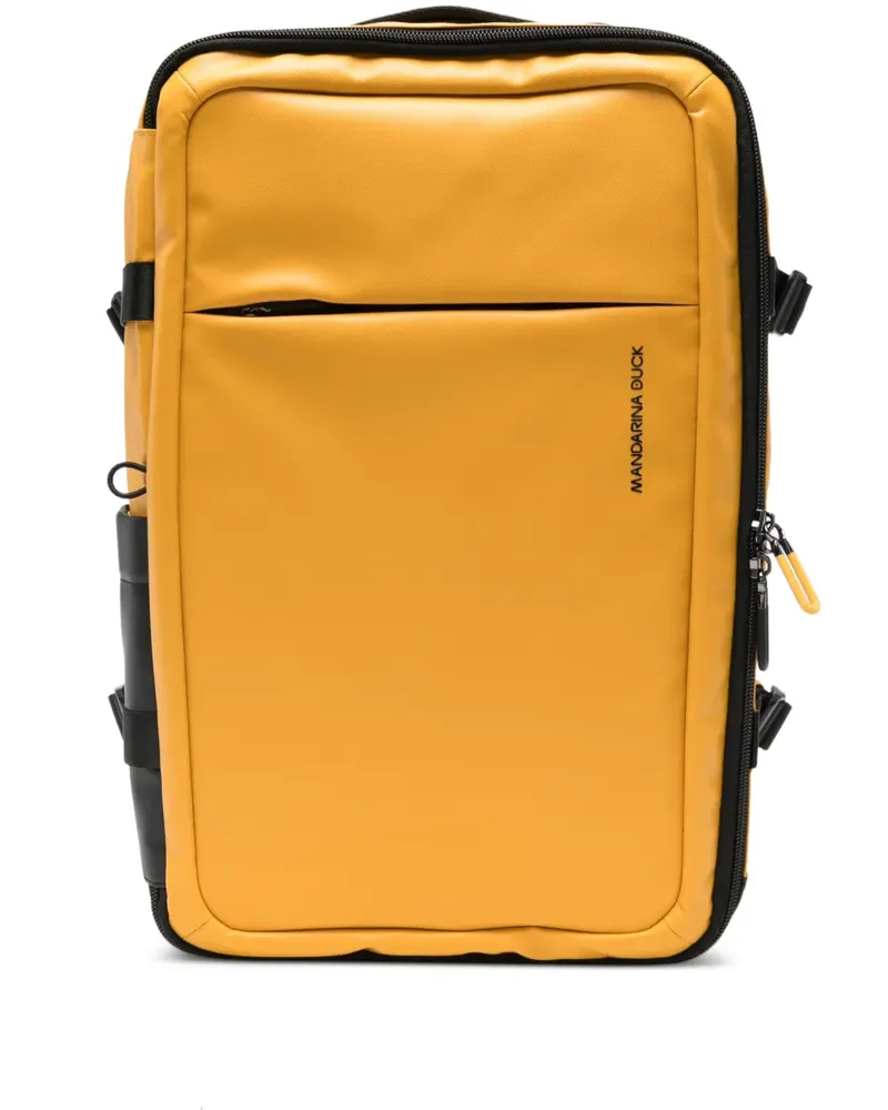Mandarina Duck Eco Coated Reise-Rucksack - Gelb Gelb