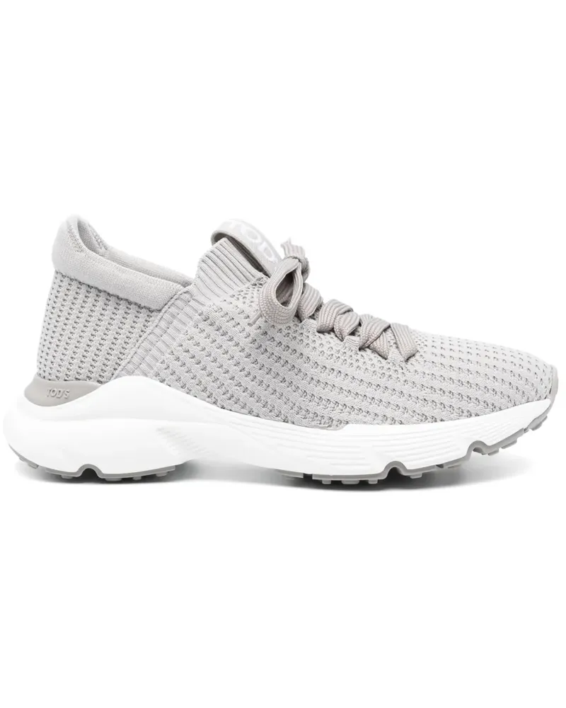 TOD'S Sneakers in Strickoptik - Grau Grau