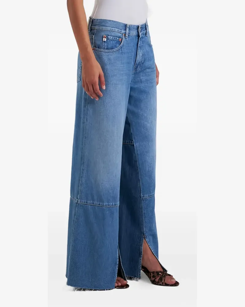 Adriano Goldschmied Jeans mit Einsätzen - Blau Blau