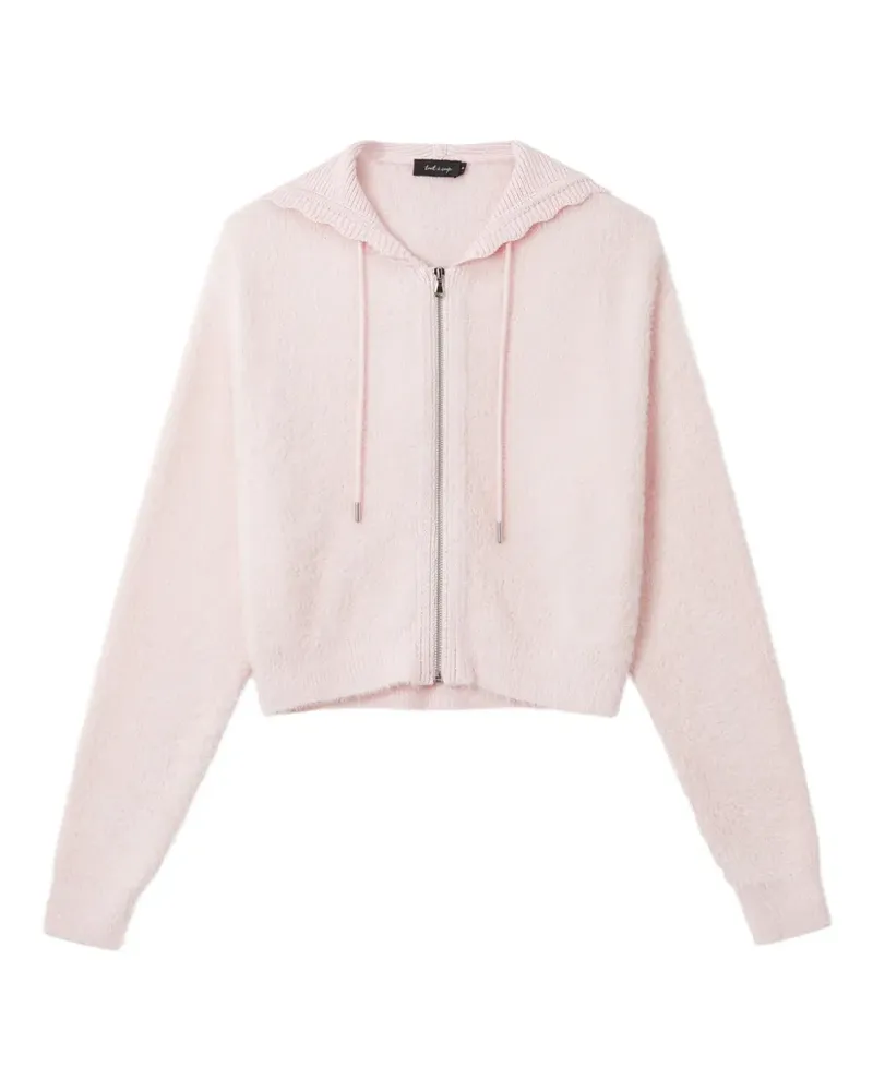 Tout a Coup Cardigan mit Kapuze - Rosa Rosa