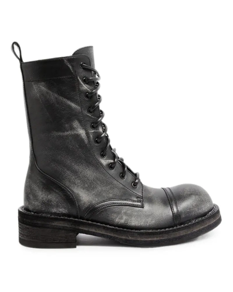 Ann Demeulemeester Klassische Schnürstiefel - Schwarz Schwarz