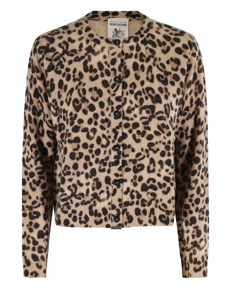 Semicouture Irmine Cardigan - Braun Braun
