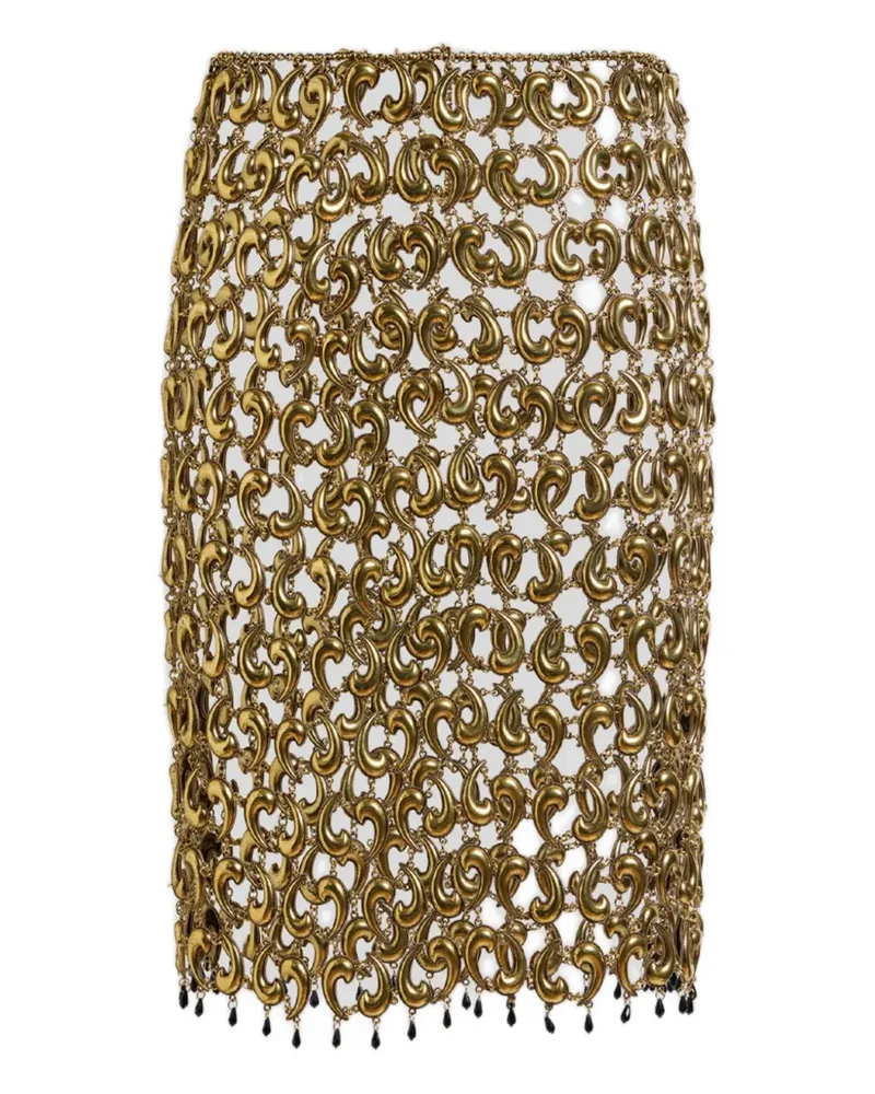 Etro Verzierter Rock - Gold Gold