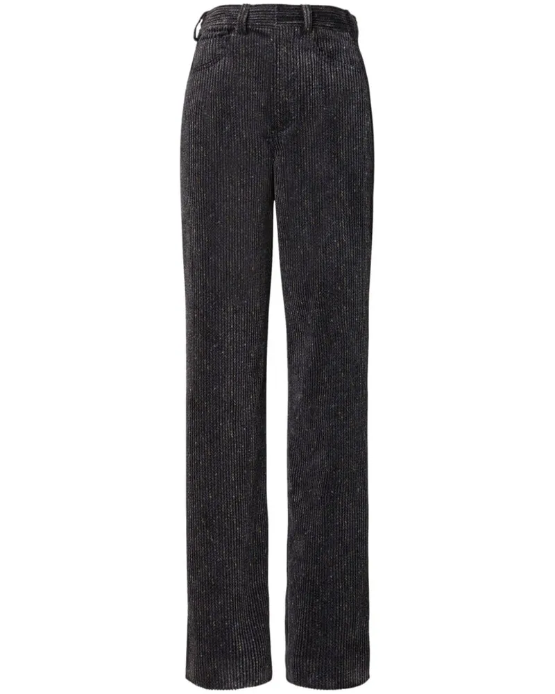 Tory Burch Cordhose mit weitem Bein - Grau Grau
