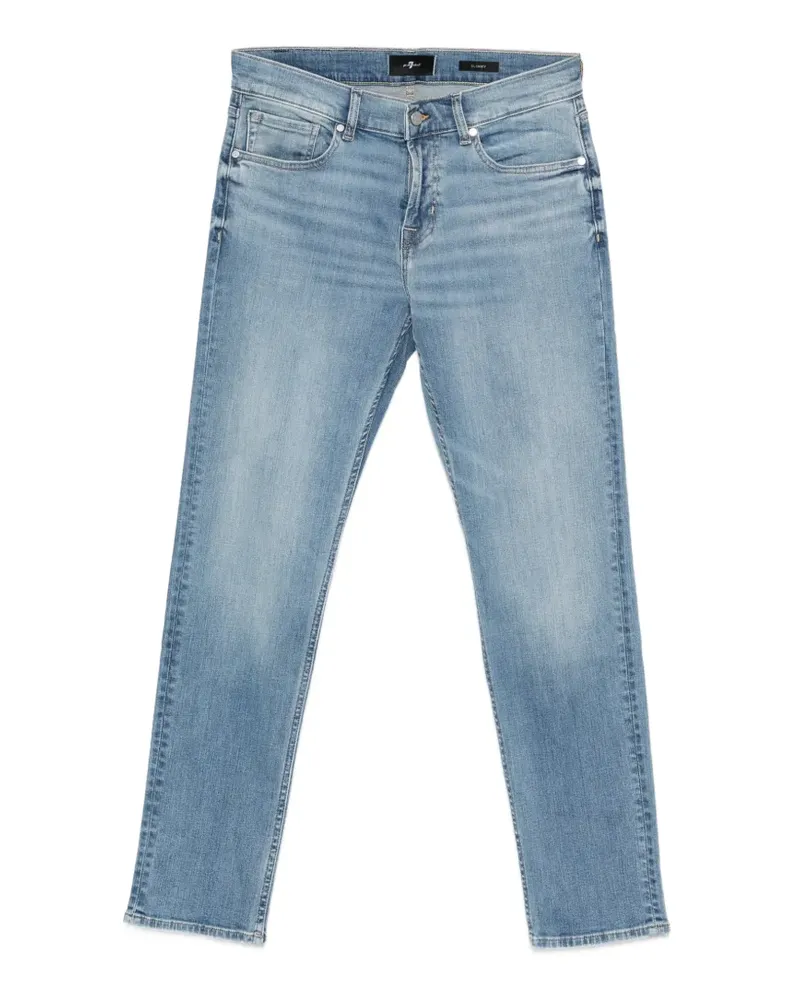 7 for all mankind Slimmy five-pocket denim jeans - Blau Blau