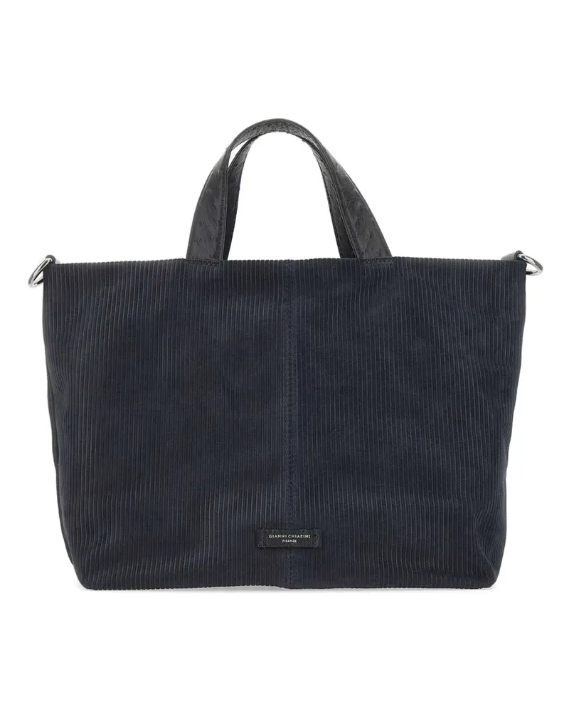 Gianni Chiarini Scilla suede tote bag - Blau Blau