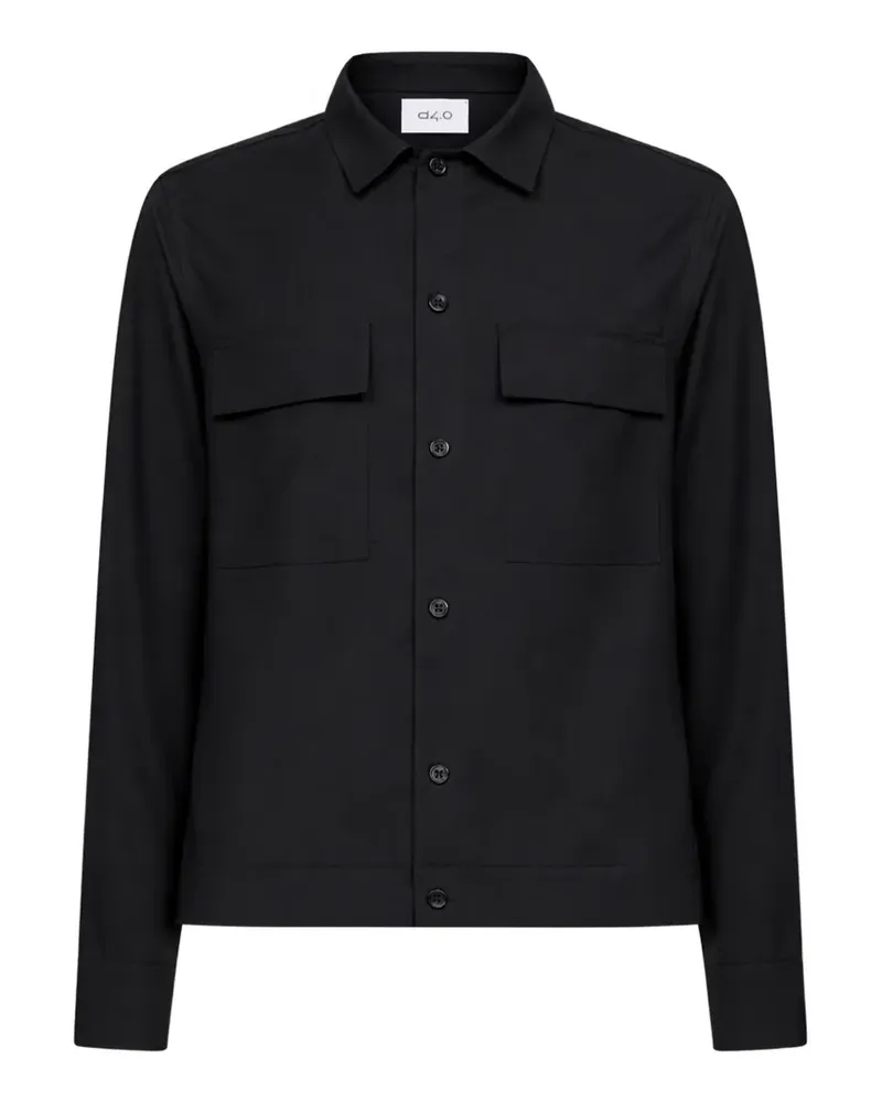 D4.0 long sleeve shirt - Schwarz Schwarz