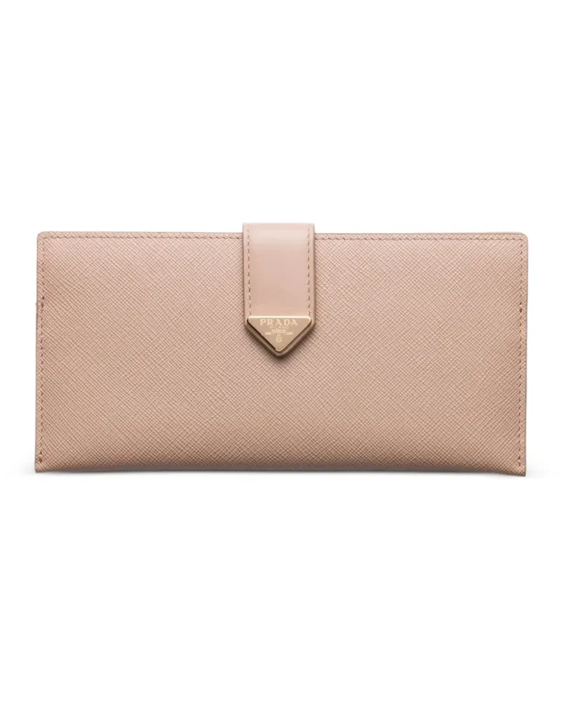 Prada Portemonnaie mit Triangel-Logo - Rosa Rosa
