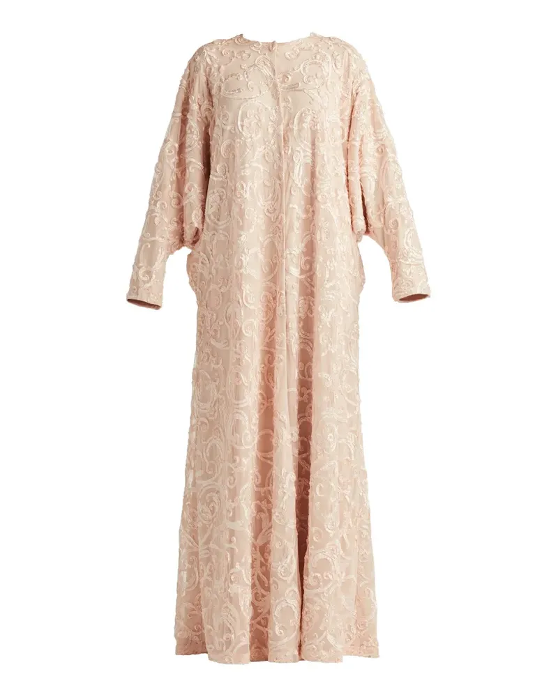 Tadashi Shoji Langärmeliges Kleid mit Blumen - Rosa Rosa