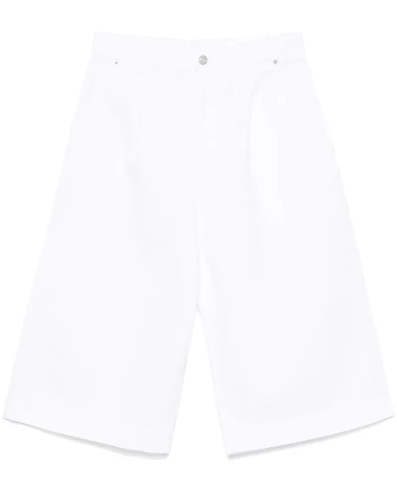 Moschino Klassische Shorts - Weiß Weiß