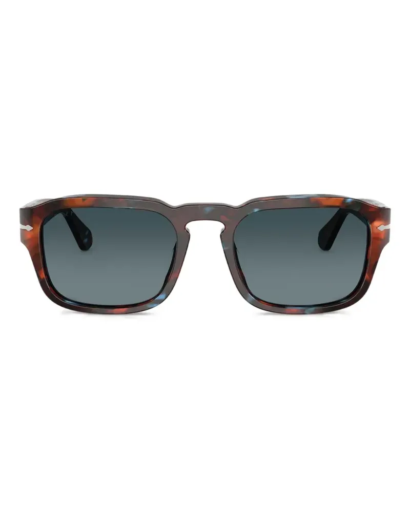 Persol Sonnenbrille mit eckigem Gestell - Braun Braun