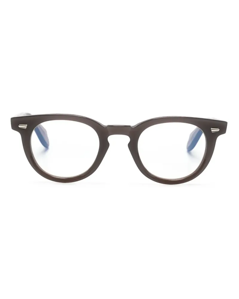 Cutler and Gross Brille mit rundem Gestell - Nude Nude