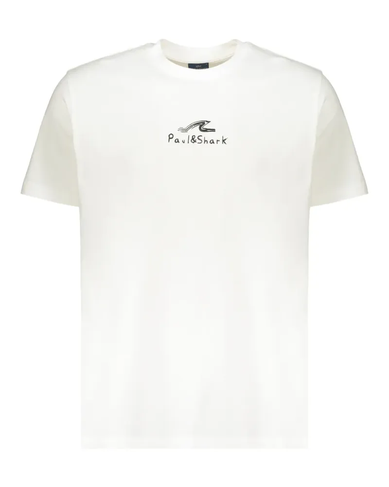 Paul & Shark Klassisches T-Shirt - Weiß Weiß