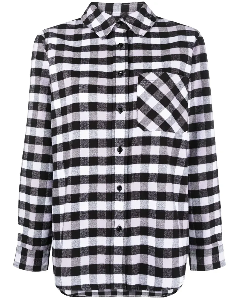Woolrich Hemd mit Vichy-Karomuster - Schwarz Schwarz