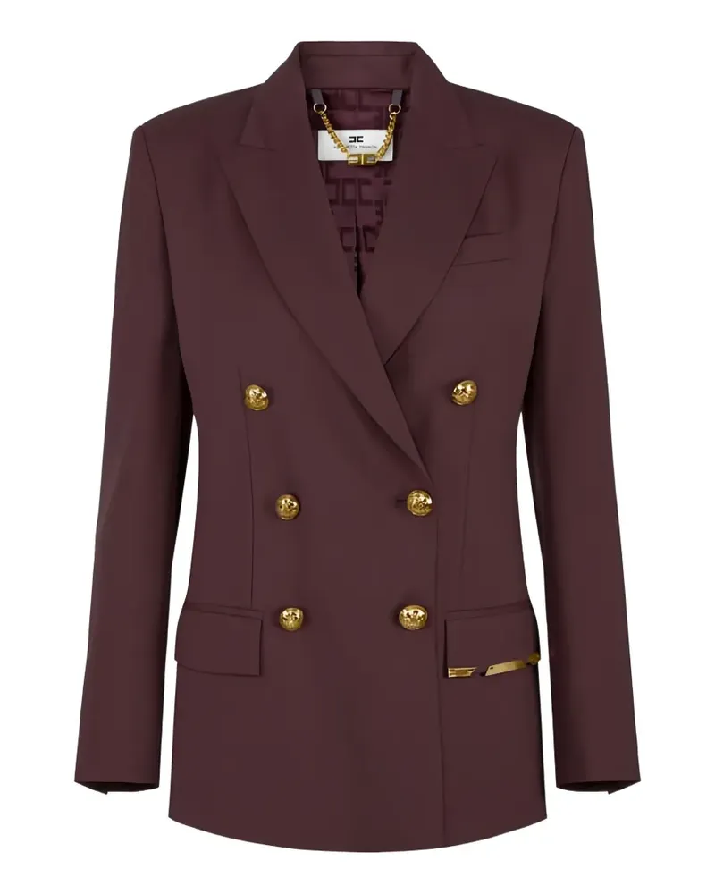 Elisabetta Franchi Doppelreihiges Sakko - Braun Braun