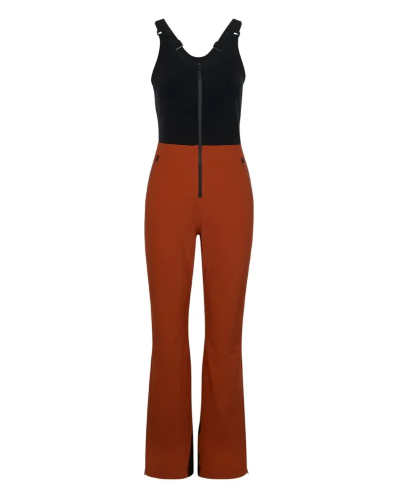 Aztech Mountain Ski-Jumpsuit mit Reißverschluss - Schwarz Schwarz