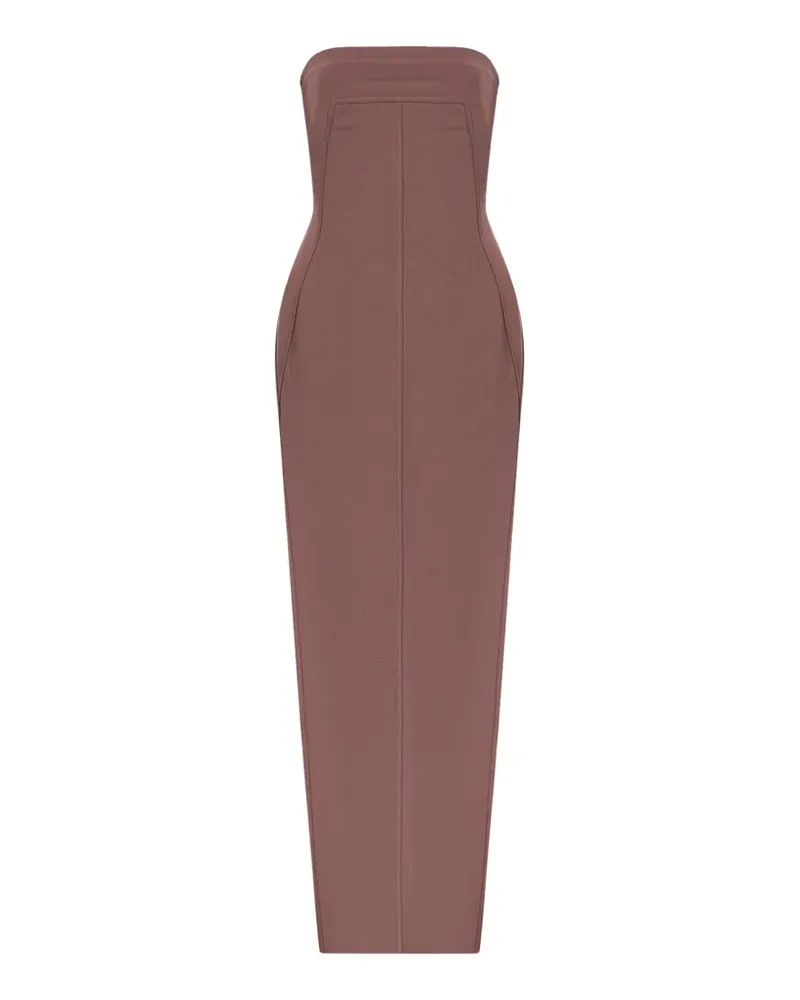 Rick Owens strapless panelled dress - Violett Violett