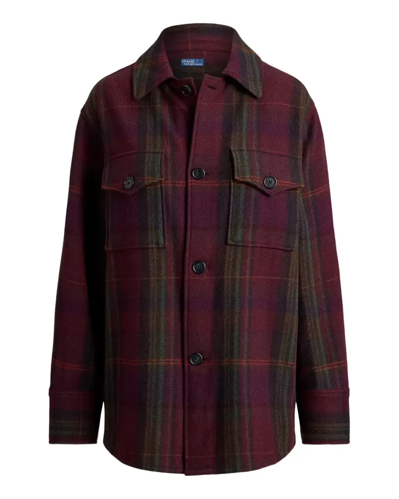 Ralph Lauren Karierte Twill-Hemdjacke - Braun Braun
