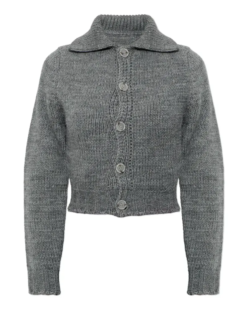 Maison Margiela Grob gestrickter Cardigan - Grau Grau