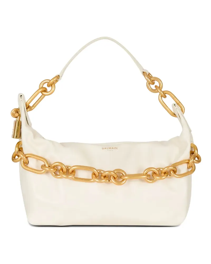 Balmain Mittelgroße Sync Schultertasche - Nude Nude