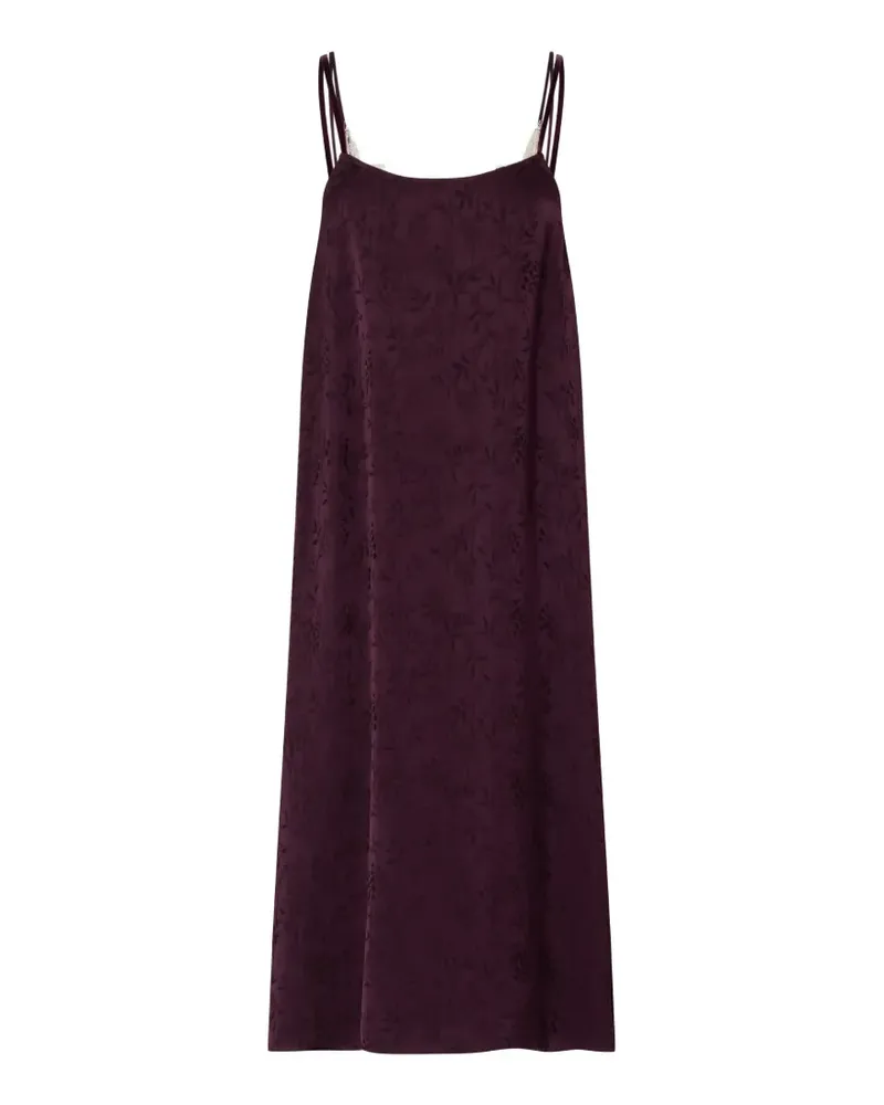 Liu Jo jacquard satin lingerie dress - Violett Violett