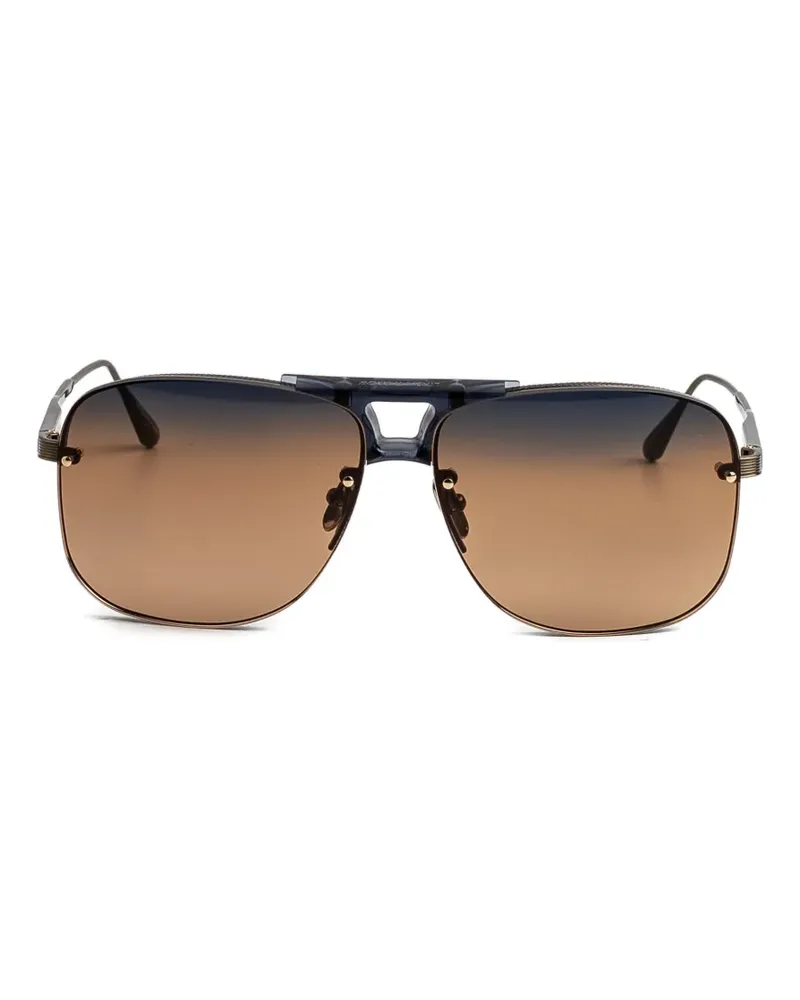 Linda Farrow pilot-frame sunglasses - Braun Braun