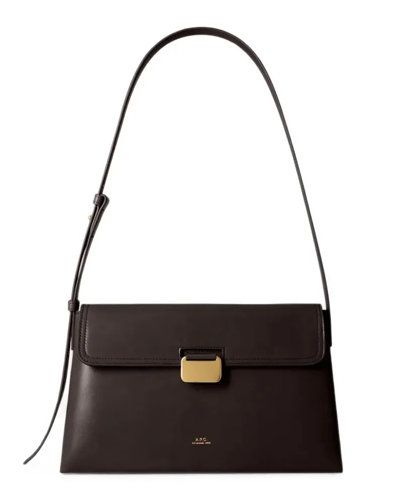 A.P.C. Simone Schultertasche - Braun Braun