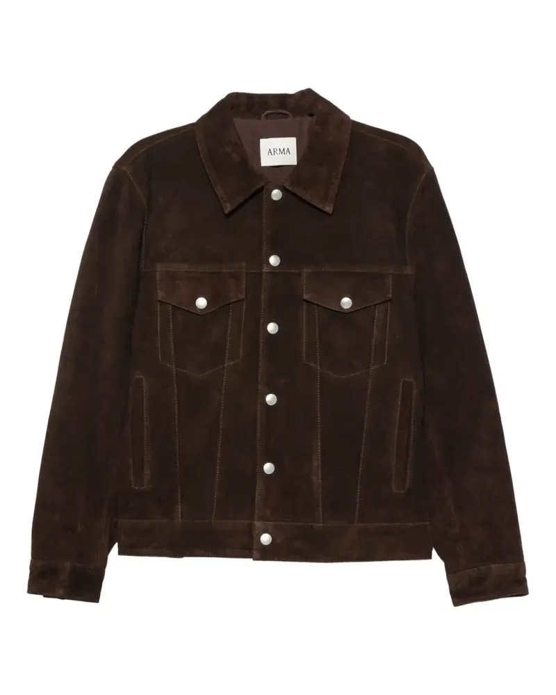 Arma Aruba Gritty Wildlederjacke - Braun Braun