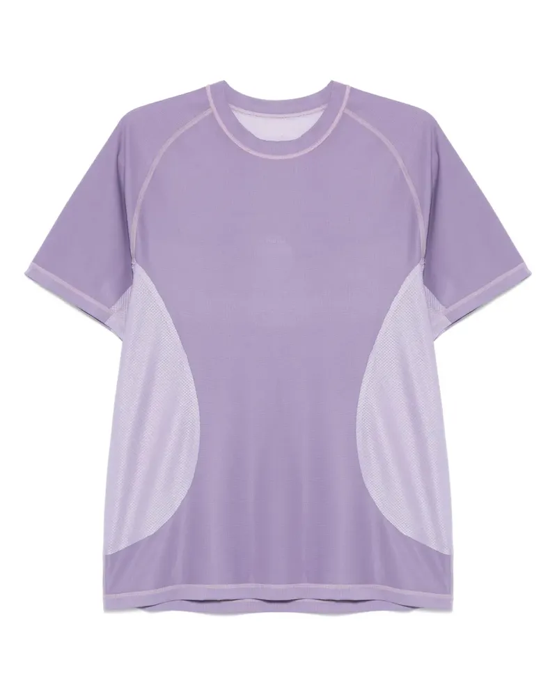 Satisfy T-Shirt mit Logo-Print - Violett Violett