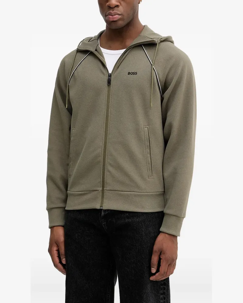 HUGO BOSS zip-up hoodie - Grün Grün