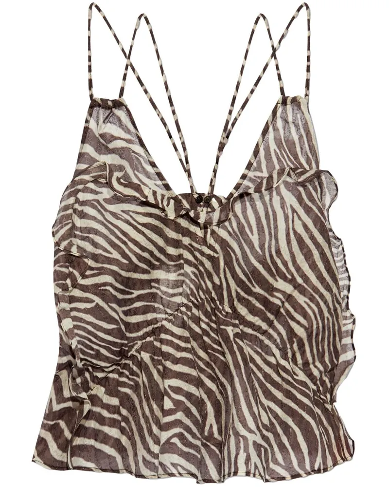 IRO Jovita Bluse - Braun Braun
