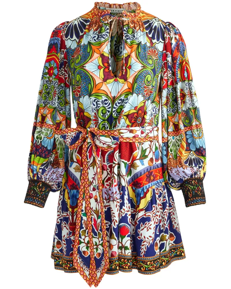 Alice + Olivia Sadie Kleid - Grün Grün