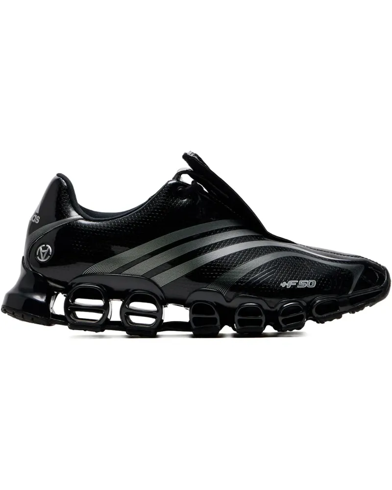 adidas Megaride F50 Sneakers mit Streifendetail - Schwarz Schwarz