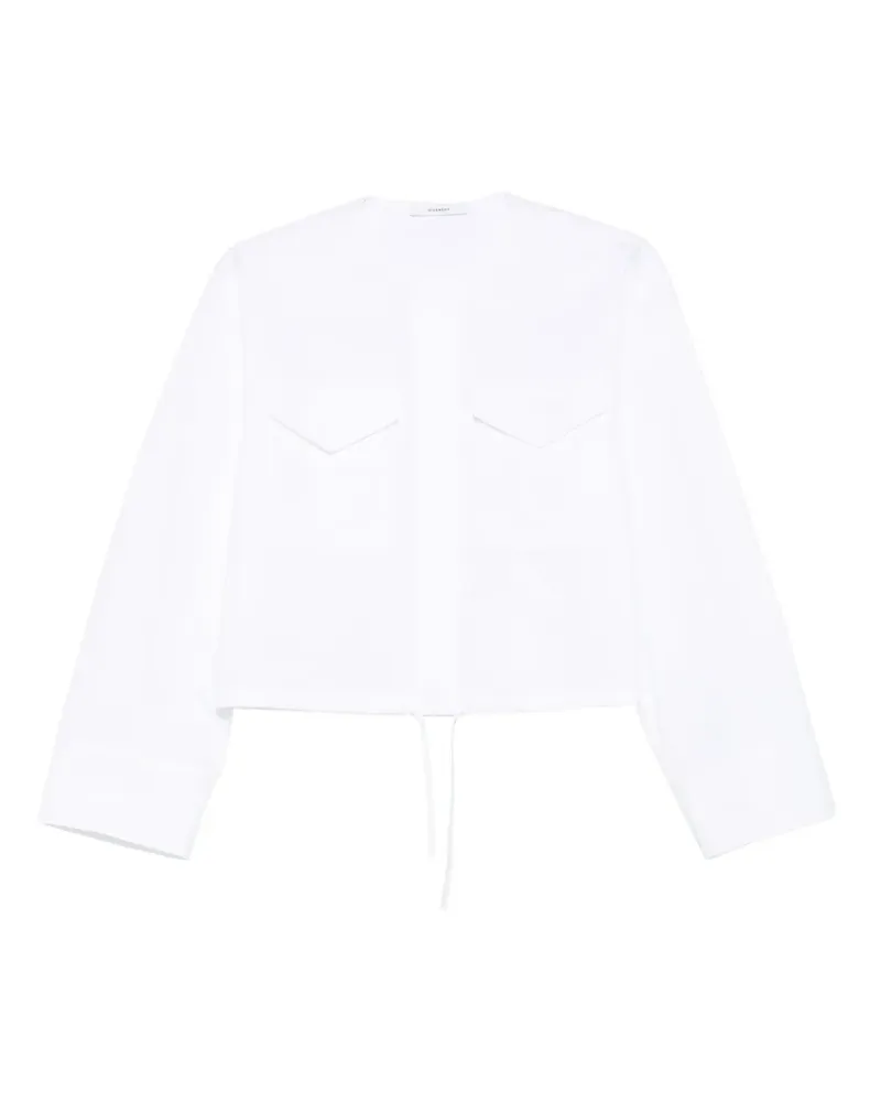 Givenchy Pocket Hemd mit Kordelzug - Weiß Weiß
