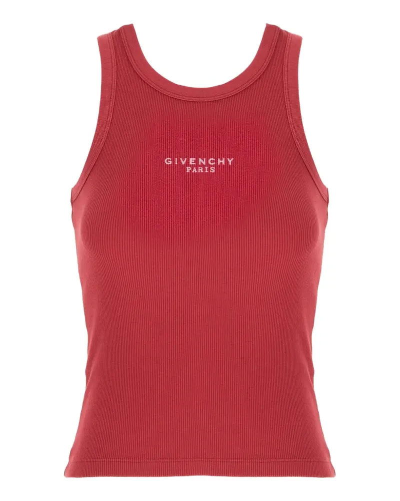 Givenchy logo-print tank top - Rosa Rosa