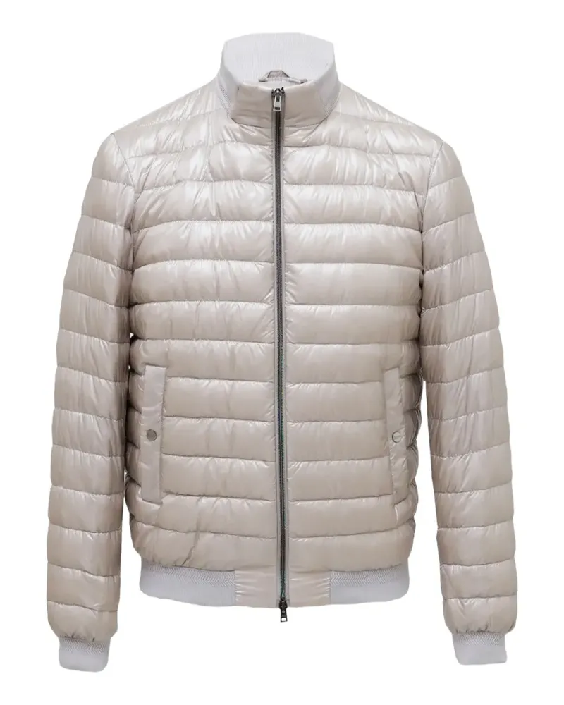 Herno quilted zip-up jacket - Nude Nude