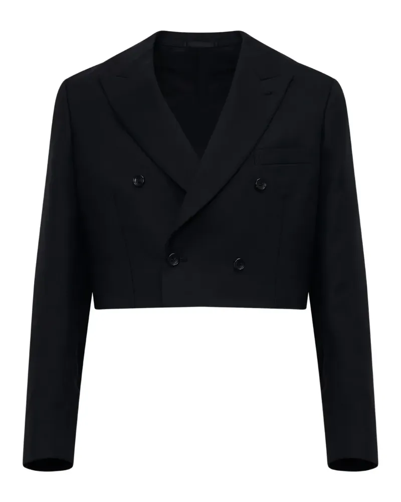 Comme des Garçons cut-out double-breasted blazer - Schwarz Schwarz