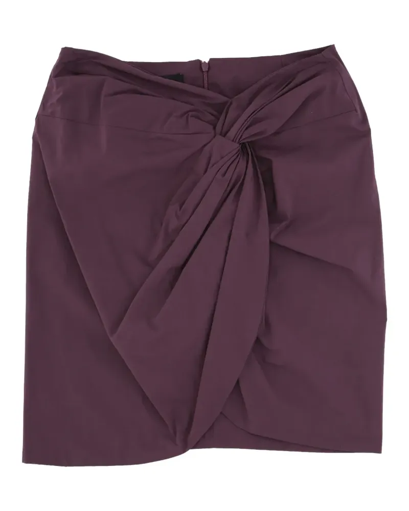 Federica Tosi knotted mini skirt - Violett Violett