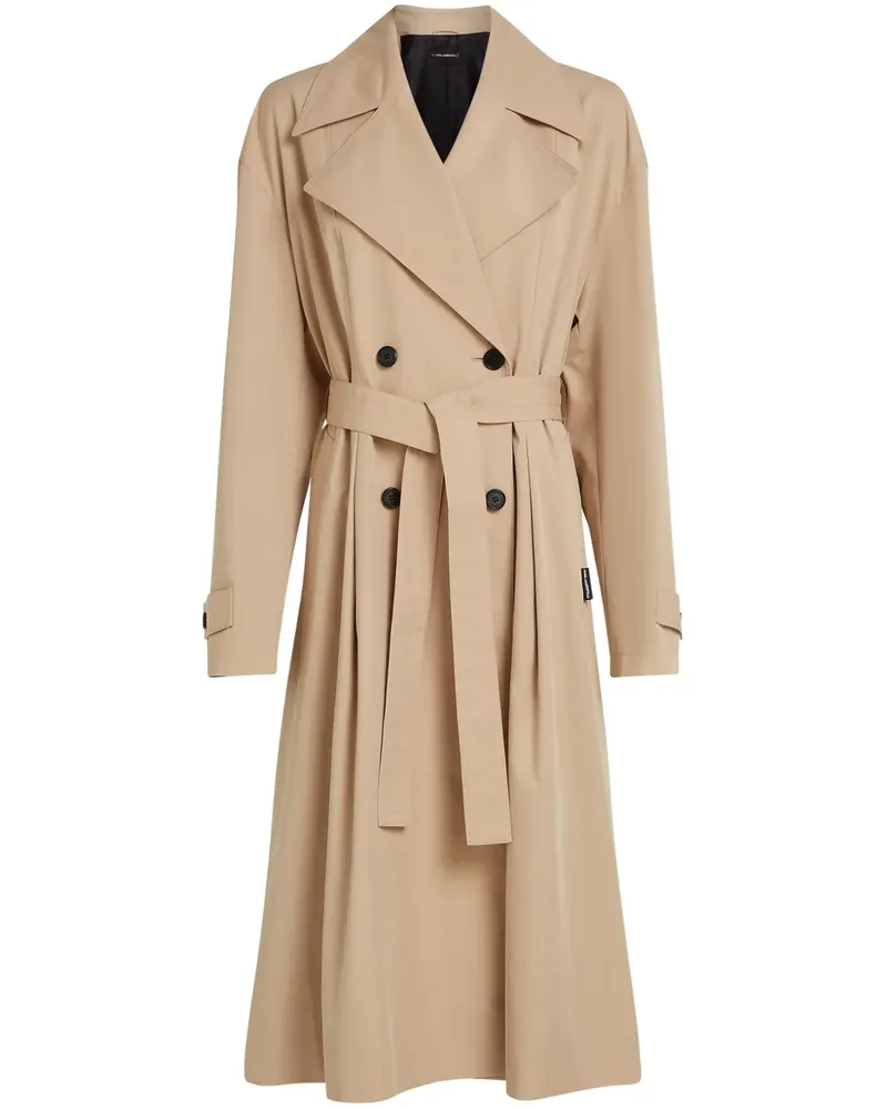 Karl Lagerfeld Klassischer Trenchcoat - Nude Nude