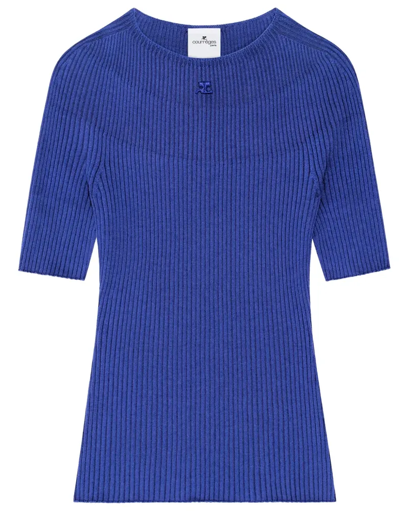 Courrèges Solar Pullover - Blau Blau