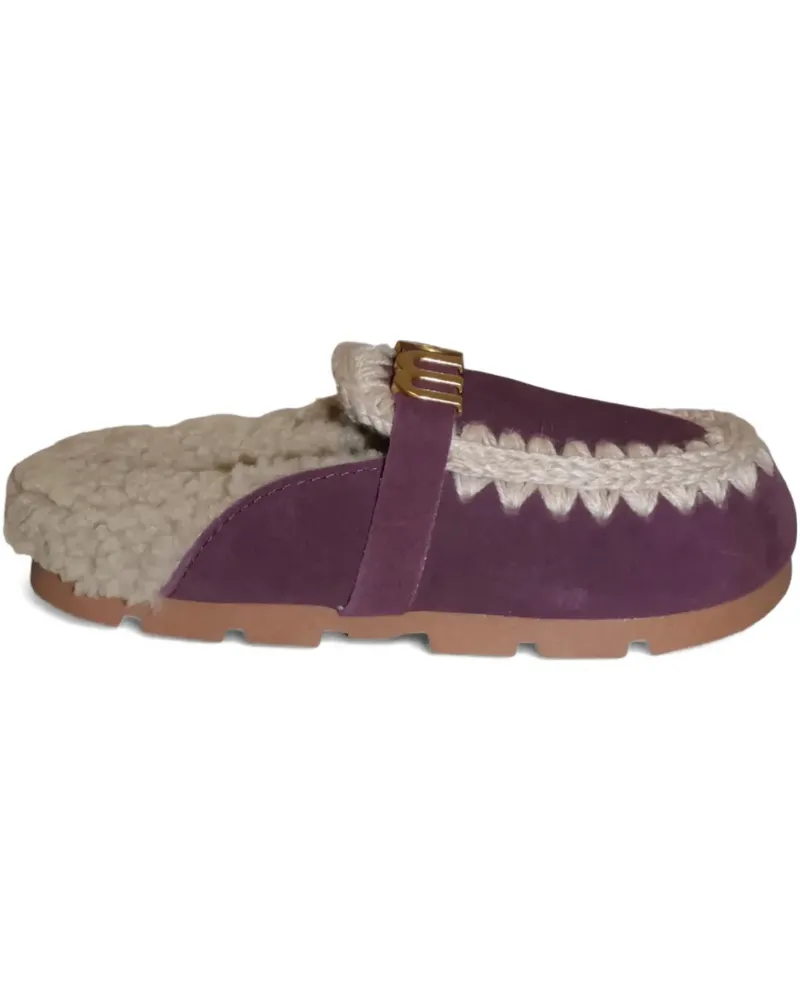 Mou Bio Slide Mules - Violett Violett
