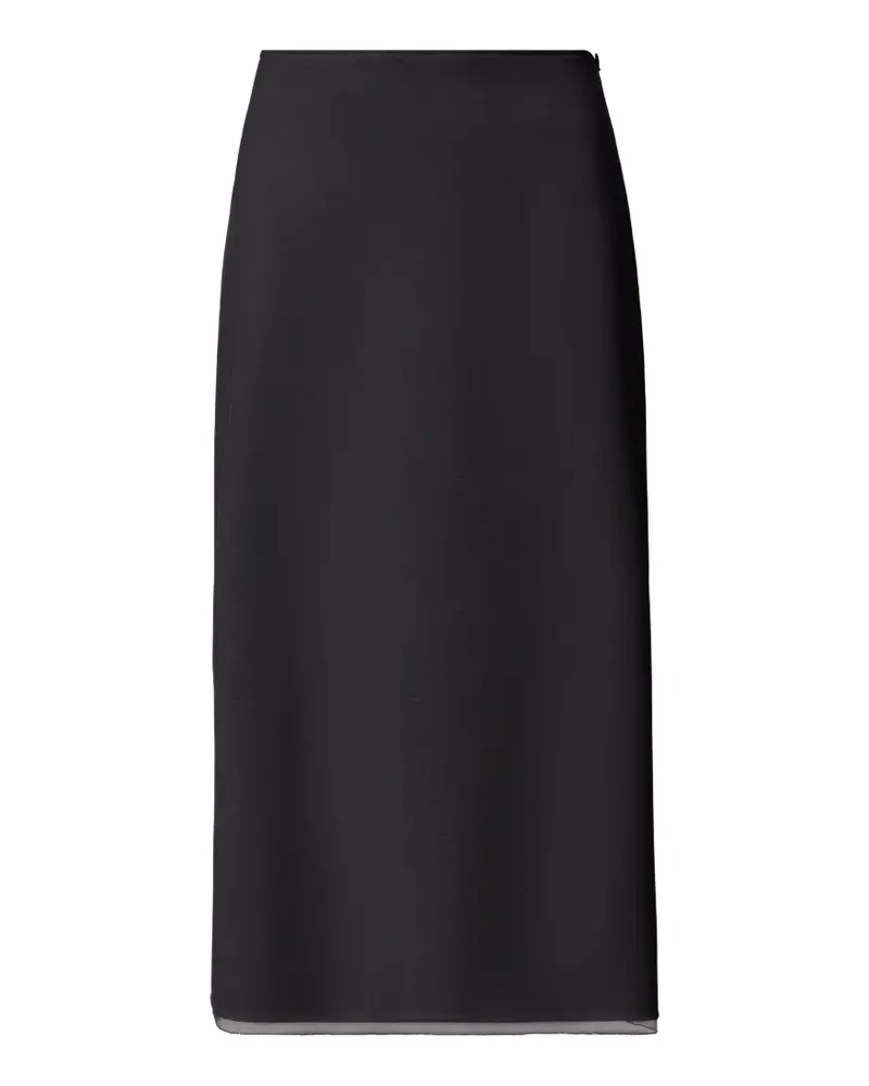 Fabiana Filippi Midirock mit Mesh-Saum - Blau Blau