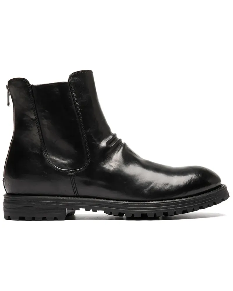 Officine Creative Italia Stiefel mit Reißverschluss - Schwarz Schwarz