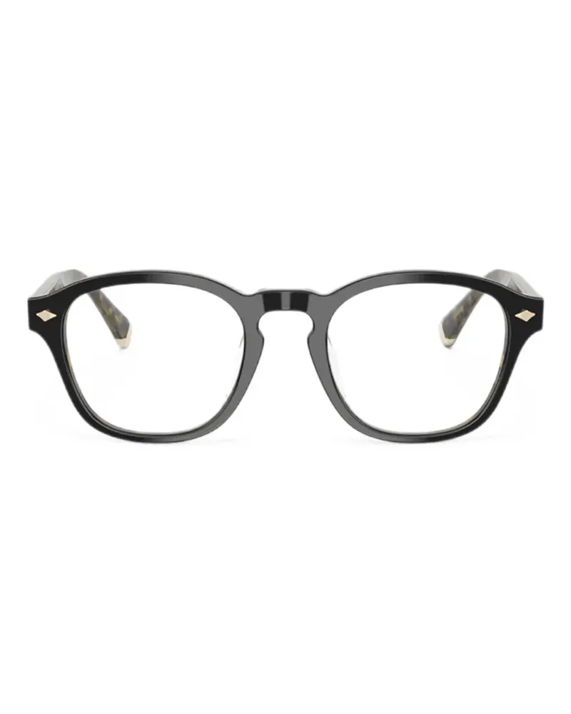 Brunello Cucinelli Brille mit geometrischem Gestell - Schwarz Schwarz