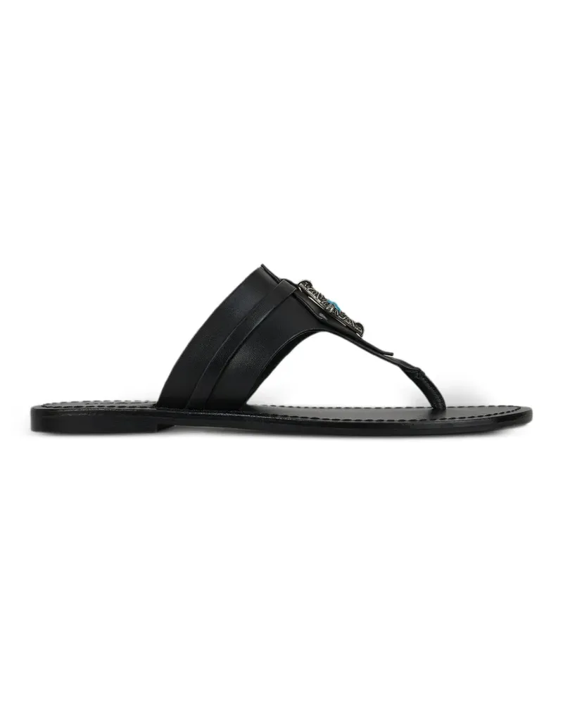 ba&sh Flache Tcor Sandalen - Schwarz Schwarz