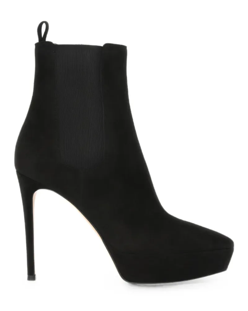 Gianvito Rossi Kim Stiefel - Schwarz Schwarz
