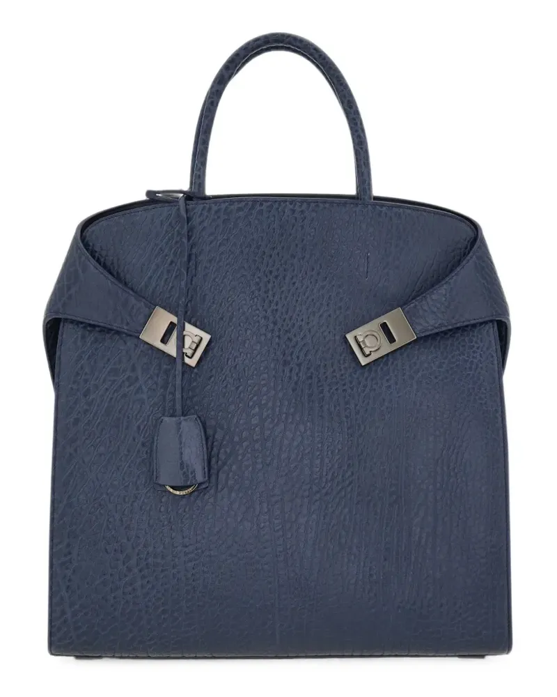 Ferragamo Hug Tote Bag - Blau Blau